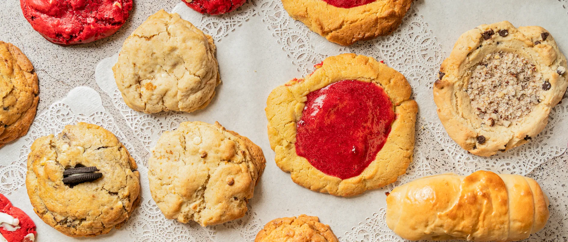 Freshly baked artisan bread